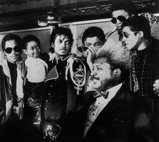 Boxing promoter Don King and the Jackson Five (AFP/Getty Images)